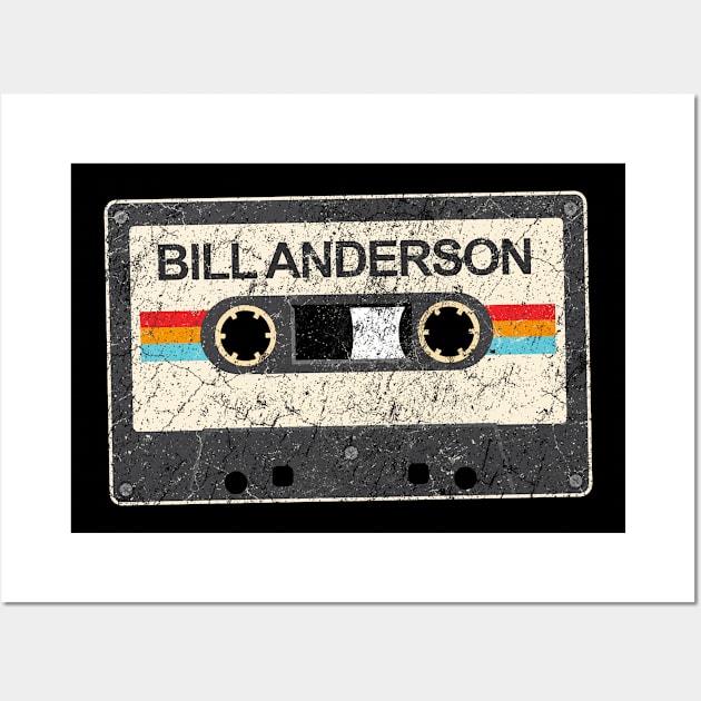 Bill Anderson Wall Art by kurniamarga.artisticcolorful